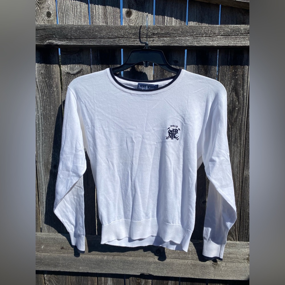 Ralph Lauren Long Sleeve Shirt Sea Island Cotton Size: Small